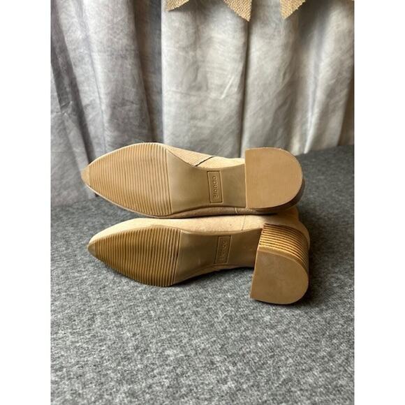 Blondo Women's Tasel Waterproof Ankle Bootie Women's Size 5.5 Tan Suede - Picture 9 of 11